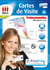 Cartes de visite x 100 - blanc - 9 x 5 cm 