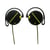 ECOUTEURS CLIP SPORT NOIR/JAUNE
