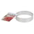 Cercle à tarte perforé en inox - Patisdécor - 8 cm 
