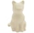 Chat assis - papier mâché - 13 cm
