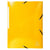 Chemise à élastique 3 rabats A4 - Maxi Capacity - Carton - Exacompta - Jaune