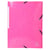 Chemise à élastique 3 rabats A4 - Maxi Capacity - Carton - Exacompta - Rose