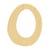 Chiffre n°0 - bois arrondi - 6 cm