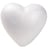 Coeur - polystyrène -  5 cm