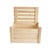 Coffre bois jouet - 53x37x29.5 cm