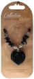 Collier cuir onyx