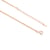 Collier sautoir maille gourmette moyenne Créalia - Doré