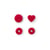 Boutons Pression Color Snaps - Rouge - 12.4 mm