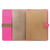 Conférencier The Original - Format A4 - Croûte cuir rose fluo
