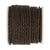 Ruban Cordelière Tressée en skai 3mm - Marron - Vendu au décimètre