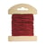 Cordon papier - rouge - 1.2mm