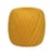 Pelote de fil à crocheter 100% coton - Distrifil - Déco 8 - Jaune d'or