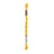 Fil à broder DMC - Coton perlé n°8 - Jaune bouton d'or 725