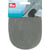 2 renforts imitation daim - gris moyen