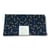 Coupon de tissu à motifs - 45x55 cm - bleu marine