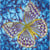 Kit Diamond painting - Diamond Dotz - Fleurs et papillon argent