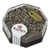 Perles Miyuki Delica 10/0 métallic dépoli gris acier - DMB 321