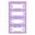 Lot 8 stickers dentelle Graine Créative - Rectangle
