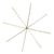 Fil de fer étoile pour perles - 4 pièces - 8 cm Ø