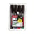 Lot de 4 marqueurs - Prockey - Pointe moyenne - Uni-ball