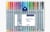 Lot de 20 stylos-feutres - Triplus Fineliner - Pointe fine - Staedtler