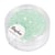 Perles en verre facettées vert menthe 3 mm