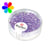Perles facette verre - lilas 4 mm