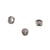Perles en verre facettées taupe 4 mm