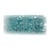 Perles facette verre - turquoise 4 mm 