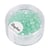 Perles en verre facettées vert menthe 4 mm