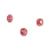 Perles en verre facettées rosé 6 mm