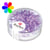 Perles facette verre - lilas 6x4 mm