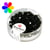 Perles facette verre - noir 6x4 mm
