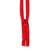 Fermeture à glissière Invisible - 60cm - Rouge