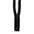 Fermeture à glissière Laiton NS - 15cm - Noire