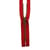 Fermeture à glissière Laiton NS - 15cm - Rouge