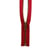Fermeture à glissière Laiton - 45cm - Rouge