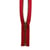Fermeture à glissière Laiton - 65cm - Rouge