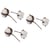 Lot de 6 fleurs de coton - Rayher