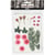 Lot de 19 fleurs pressées Créativ Company - Rouge clair