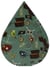 FORME BLC GOUTTE 12CM