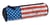Trousse Oberthur - Drapeaux - 1 compartiment - Rond - USA