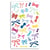 Funny stickers nœud pailletés