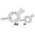 Gabarit pour pompon - Souris Freddy