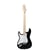 Guitare électrique - GES 50 pour gaucher - Noire - Shiver