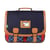 Cartable CE2-CM1-CM2 40-41 cm - Tartan - Tann's - Rouge