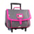 Cartable à roulettes Tann's - Gris Chiné/Rose -  2 compartiments