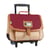 Cartable à roulettes Tann's - Grenat/Sable - Iconic - 2 compartiments