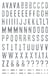 Glitty, Sach 2 pl 10,5x16cm, Alphabet / chiffres, argent
