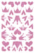 Sachet Glitty Maildor - Cœurs couronnes rose